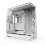NZXT H9 Flow 2025 Tower ATX ilma toiteallikata valge