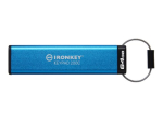 Kingston IronKey Keypad 200C 64GB USB-C 3.2 Gen 1 sinine