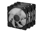 ASUS TUF Gaming TR120 ARGB Korpuse f&auml;nnid 3-Pack must 120mm