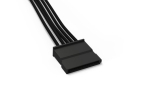 be quiet! 5-pin PSU toitekaabel 15-pin SATA toitekaablile, must, 60cm