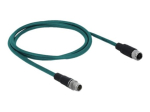 DeLOCK CAT 6a varjestatud kaabel fooliumi ja vase punutisega (SFTP) 1m patch-kaabel helesinine