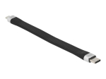 Delock USB Type-C kaabel 13.5cm must h&otilde;bedane