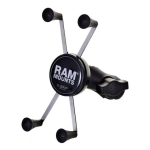 RAM Mounts X-Grip Suur telefoni kinniti mootorratta kahvlariposti alusega