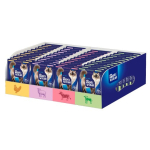 OPTIVITAL Maitsvad riibid kastmes koos kana, veise, lamba ja vasikalihaga - m&auml;rgkassitoit - 112x85g