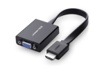 Ugreen 40248 VGA to HDMI + Micro-USB Adapter 0.16m Black