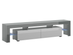 TORO 200 TV stand grey/white gloss