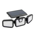 Forever Light SUNARI p&auml;ikesepaneeliga lamp LED / FLS-03 74*SMD PIR / 8W / 600lm / 6000K / 2400mAh / Li-Ion