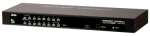 16 Port USB/PS2 KVM, combo console , 2048x1536 , 2 level