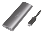 LogiLink V&auml;line Salvestus&uuml;mbris USB 3.2 (Gen 2) M.2 kaart (PCIe NVMe & SATA)