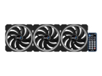AeroCool Orbit RC Ventilaator 1-pakk Must Valge 120 mm