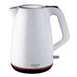 Adler AD 1277 W elektriline veekatel 1.7 L 2200 W Valge