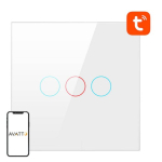 Nutikas valgusl&uuml;lit WiFi Avatto TS02--W3 3 tee TUYA (valge)