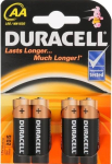 Duracell AA/LR6 Alkaline Basic MN1500 4 tk