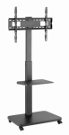 Gembird TVS-75S-02 TV p&otilde;randastatiiv kulleritega, 37'' - 75'', must
