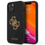 Guess GUHCP13SLS4GBK Silikoonist 4G logo k&otilde;va &uuml;mbris iPhone 13 mini 5,4" / must