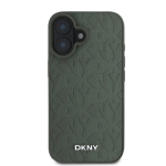 DKNY PU nahast v&otilde;rgumustriga MagSafe &uuml;mbris Apple iPhone 16 jaoks