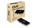 Club3D CSV-1591 USB-C 3.2 4-&uuml;hes hub dokkjaam must