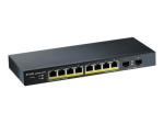 Zyxel GS1900-10HP 8-portiline Gigabit PoE+ l&uuml;liti