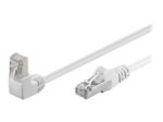 Goobay 1m valge CAT 5e kallutatud RJ45 F/UTP kaabel