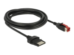 Delock 3m tugevdatud USB kaabel must