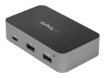 StarTech.com 4-portine USB C hub, USB 3.1 Gen 2 (10Gbps), 3x USB-A & 1x USB-C, toidetud, universaalne toiteadapter kaasas, 1.5m, must