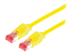 Draka Comteq S/FTP l&uuml;lituskaabel Cat6, Kollane, 0.5m