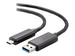 Vaddio 26 ft USB 3.2 Aktiivne Optiline Kabel - T&uuml;&uuml;p C kuni T&uuml;&uuml;p A - 8m Must