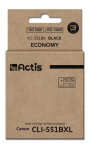 Actis KC-551Bk tint (asendus Canon CLI-551BK-le; Standard; 12 ml; must)