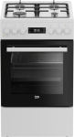 BEKO K&ouml;&ouml;gikapp FSM51339DWDS T&uuml;&uuml;p Gaasi Ahj t&uuml;&uuml;p Elektriline Valge Laius 50 cm S&uuml;gavus 60 cm Grilling LED Energiaklass A 60 L
