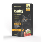 BULTI Superfood jahustatud kana kookospuu ja mustikatega mono - kassatoit - 100g