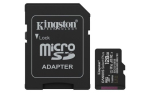 Kingston 128GB microSDXC Canvas Select Plus Gen3 150MB/s A1 kaart adapteriga