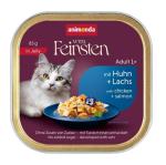 ANIMONDA Vom Feinsten Adult in Jelly Chicken and salmon - wet cat food - 85g