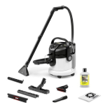 Vaikupuhasti KARCHER Sisendv&otilde;imsus 1000 W Pulma maht 4 L P&uuml;stompuhasti Puhastust&uuml;&uuml;p Kuiv&m&auml;rs Pulma mahut Bagituumaline V&auml;rv Must/Hall/Valge 1.081