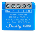 Shelly 1 Mini Gen4 1-Pole Smart Switch Sinine