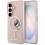 Karl Lagerfeld IML Peekaboo Choupette MagSafe &uuml;mbris Samsung Galaxy S26 jaoks / roosa