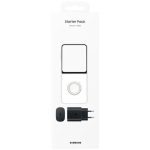 Samsung Z Flip5 Starter Pack USB-C 25W Laadija + L&auml;bipaistev tagakaas