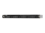QNAP 4-laudu ARM neljatuumaline NAS 10GbE SFP+ ja 2.5GbE &uuml;hilduvus TS-432XEU-4G Cortex-A57 16 Must