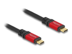 DeLOCK USB 3.1 USB Type-C kaabel 2m Must Punane