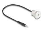 Delock 30cm Audio pikenduskaabel Must H&otilde;bedane