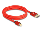 Delock DisplayPort Kaabel 2m Punane