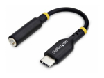 StarTech.com USB-C to 3.5mm TRRS Jack Helisaatja, 12.7cm Must