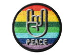 MAGMOJI Badge Peace Logo embleem Mitmev&auml;rviline