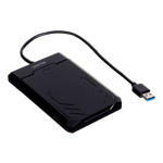 UNITEK Y-3036 salvestusketaste korpus 2.5" HDD/SSD korpus Must