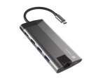 Natec USB-C Multiport Adapter NMP-1690 Hall USB Type-C 0,15 m