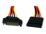 StarTech.com 12in 15 pin SATA Toa Pikenduskaabel - SATA Toa Mees Naise Pikendaja - 12 Tolline SATA Toa Pikendusjuhe