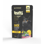 BULTI Superfoodid Duck jahustatud mustikatega ja k&otilde;rtsi Mono - kassatoit - 100g