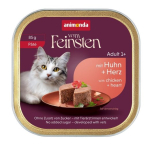 ANIMONDA Vom Feinsten Adult P&acirc;t&eacute; Chicken and hearts - wet cat food - 85g