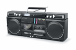 Muse Ghetto Blasters M-380 AUX in Bluetooth Cassette deck CD player Black