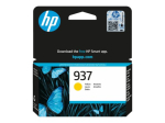HP 937 kollane 800-lehek&uuml;ljeline tint