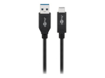 Goobay USB Type-C kaabel 50cm must